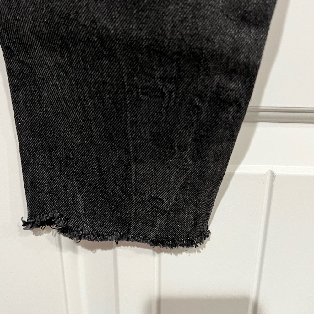 Free people skinny ripped jeans color washed black size 27 - Picture 5 of 16